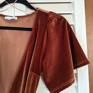 Velvet Wrap Dress from Baltic Born